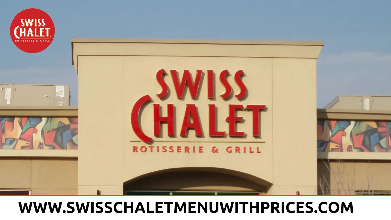 Swiss Chalet Menu with Prices in Canada